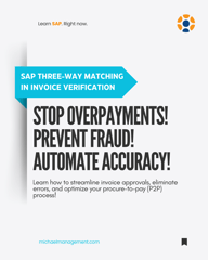 SAP Three-Way Matching in Invoice Verification-1-1